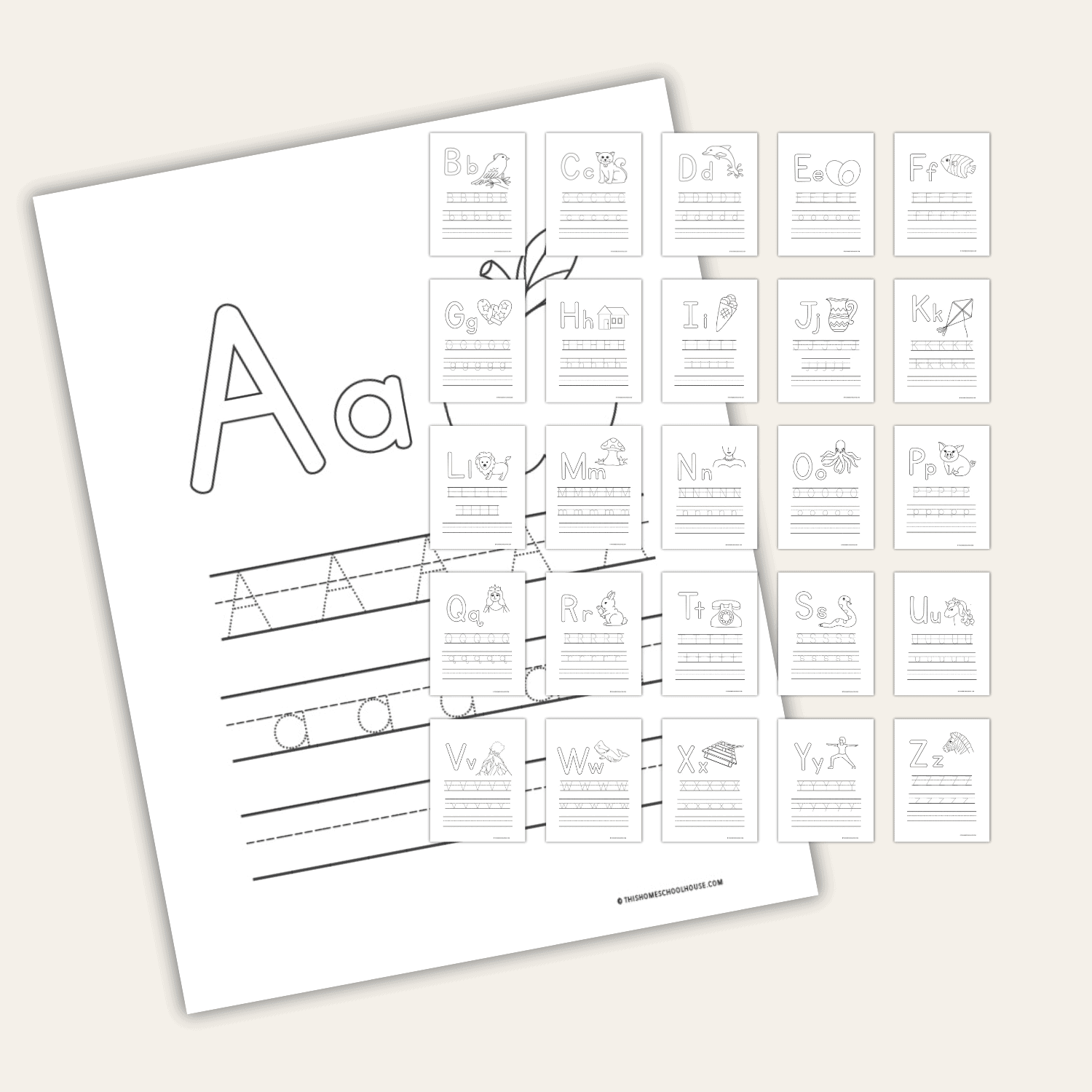 Alphabet Coloring & Copywork - Image 4