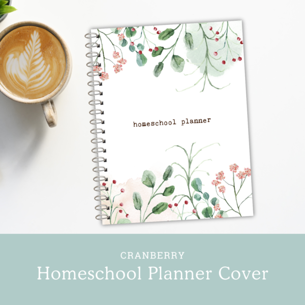 Cranberry Homeschool Planner Cover