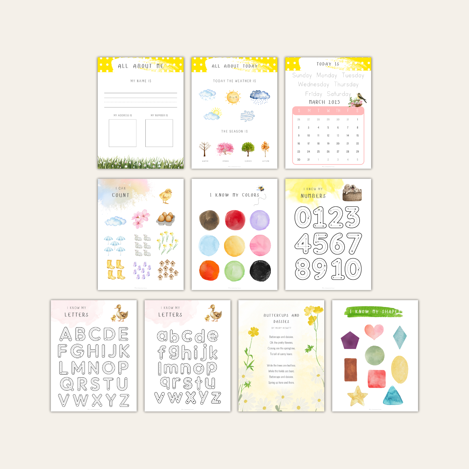 Autumn Preschool Morning Menu - Image 3