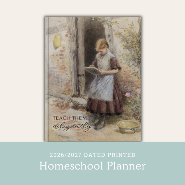 2026/2027 Dated Homeschool Planner (Printed)